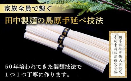 田中製麺 島原手延べそうめん・うどん 「なごみ」 セット 各50g×15束 計1.5kg 食べ比べ 麺 素麺 乾麺 / 贅沢宝庫 / 長崎県 南島原市[SDZ029]