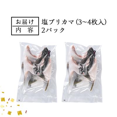ふるさと納税 佐伯市 【試食用チキンカツ付】<お試し用>ひもの丸丁の塩ブリカマ(3〜4枚入り)×2パック |  | 01