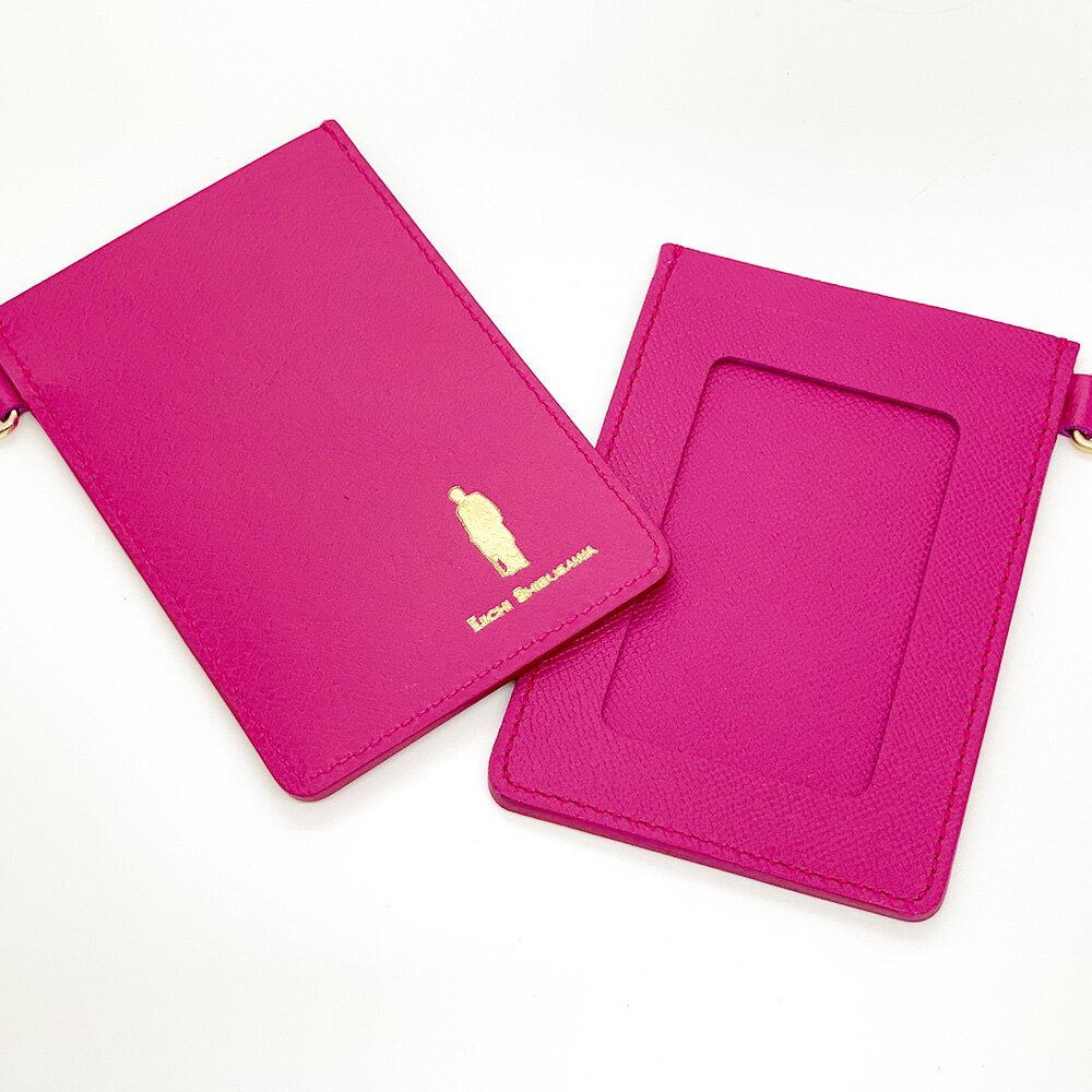 【ふるさと納税】渋沢栄一翁 パスケース 1点 フューシャ W70×H103×D4mm フランス革 牛革 レザー カードケース カードポケット カード収納 窓抜き仕様 ICカード IDカード シルバーパス 定期入れ 小物 雑貨 ビジネス 通勤 通学 普段使い 東京都 北区 送料無料