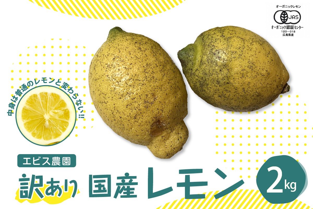 
            【2025年12月上旬～発送】【訳あり】希少な国産オーガニックレモン2.0kg【栽培期間中農薬不使用】ku026-004-25
          