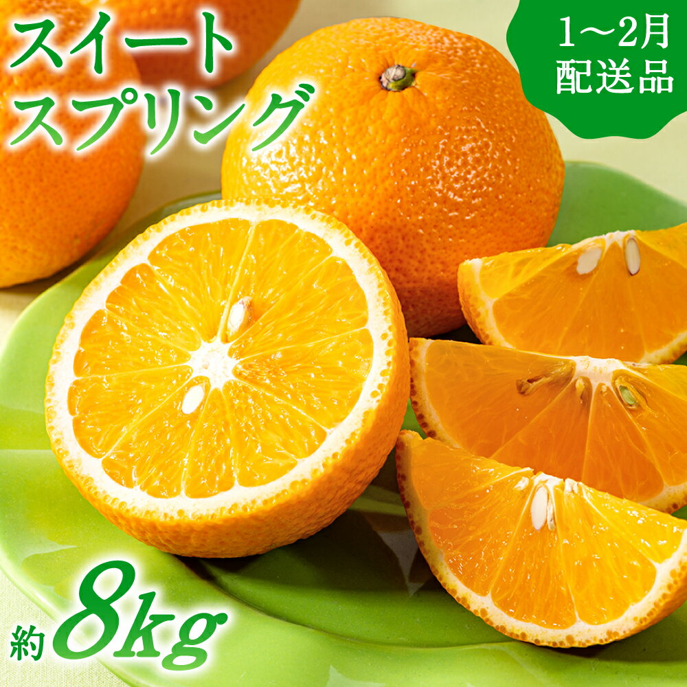 【ふるさと納税】【予約受付・期間限定商品】福岡柑橘王国・スイートスプリング／約8kg(2026年1月～2月配送予定）みかん フルーツ 旬 季節 果物.AA091
