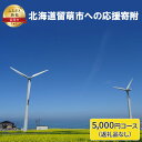 【ふるさと納税】北海道留萌市 寄附のみの応援受付 5,000円コース（返礼品なし 寄附のみ 5000円）　 チケット 寄付 応援 留萌市