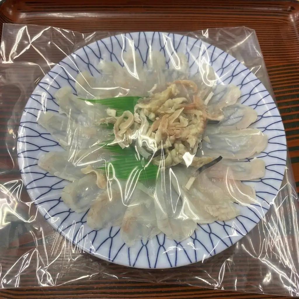 【ポン酢と紅葉おろし付】ふぐ　刺身　3パック 上越市 フグ 冷凍 さしみ