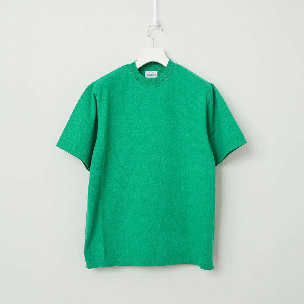 【ふるさと納税】【Yonetomi】米富繊維 LIGHT WAVE COTTON KNIT PULLOVER GREEN 緑色 服 洋服 ユニセックス メンズ レディース ブランド 数量限定 山形県 山辺町 yt-lwpxg