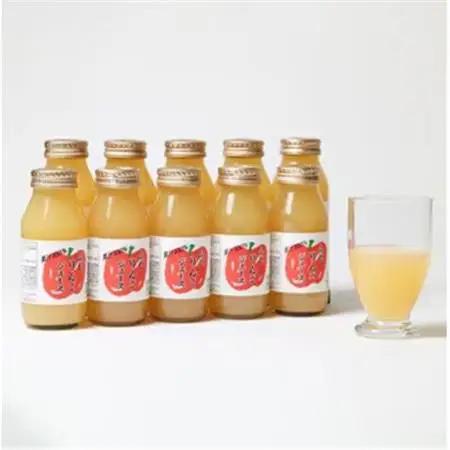 【毎月定期便】りんごジュース　小瓶10本入りギフト(180ml×10本)全3回【4059679】