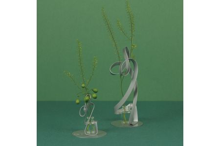 ALART〈アルアート〉　TWIST SLセット 花器　インテリア　花のフォルムに合わせ自在に形作れる花器　MOMA（NY近代美術館）選定品　通販サイト人気商品　リピーター多数 F7Z-224