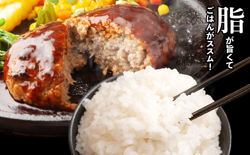 国産100％白老合挽金色ハンバーグ150g×12 国産ハンバーグ 牛肉 豚肉 あいびき 洋食 肉料理 惣菜 冷凍 白老 ふるさと納税 北海道 BV023_イメージ2