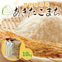 【ふるさと納税】新米　令和6年産　特別栽培米あきたこまち　10kg(5kg×2袋)【配送不可地域：離島・沖縄県】【1545993】