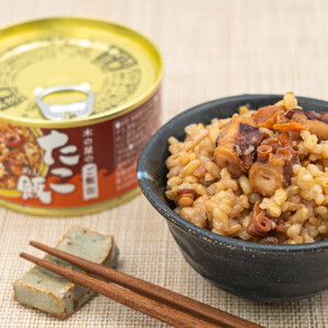 木の屋石巻水産　美里町直売所「防災備蓄・木の屋のご飯缶」たこ飯６缶セット
