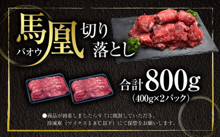 馬肉 馬凰（ばおう）馬肉 切り落とし 800g（400g×2パック）