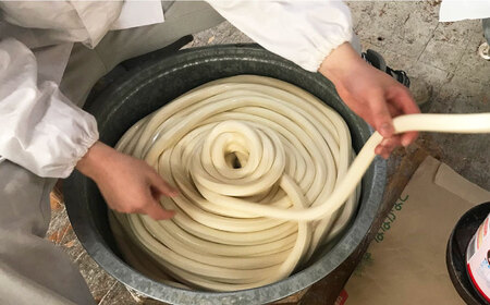 【国産小麦・ひまわり油使用】島原手延べそうめん　9kg（6束×30袋）袋入り 小分け / 素麺 ソーメン 乾麺 / 南島原市 / 大平製麺[SGH009]
