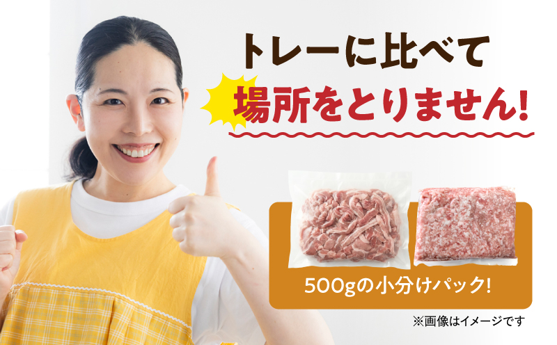 鹿児島県産豚肉 ＜訳あり＞切り落とし（1,500g）・豚ミンチ（1,500g）セット　KN179-002-03【おきどき】