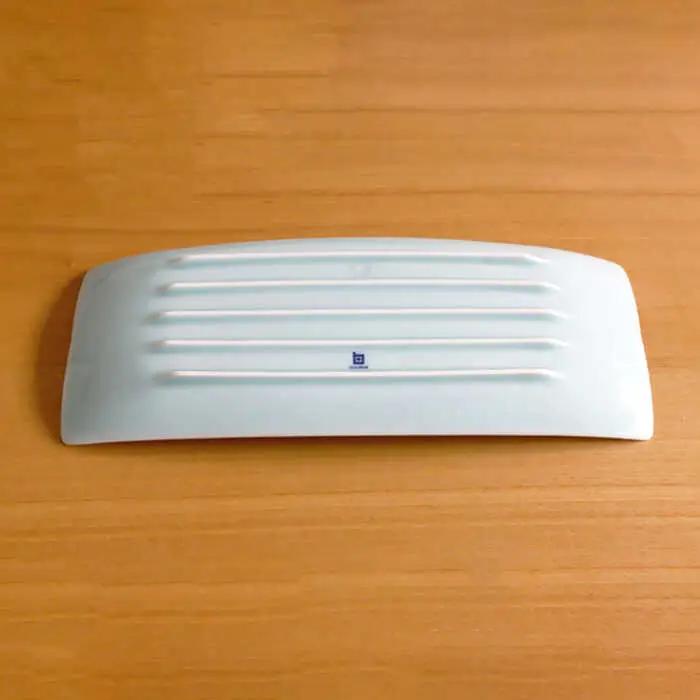 【白山陶器】【長方皿】長焼皿 青白釉 2枚セット[TA148]