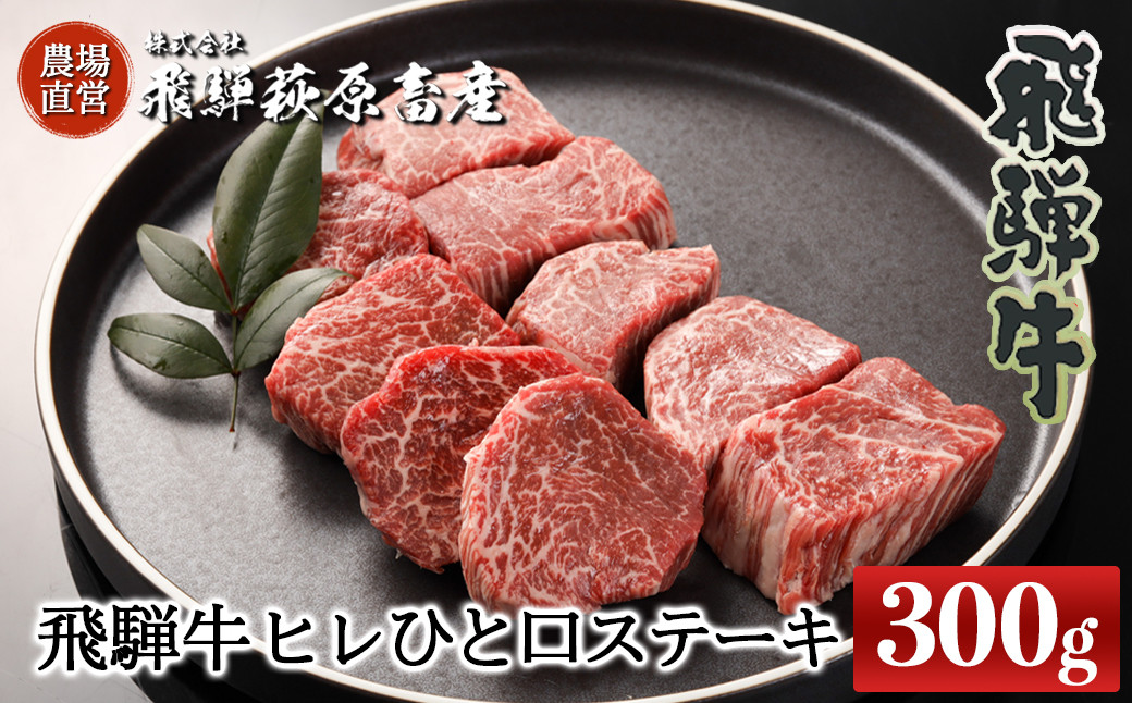 
            【年内順次発送】飛騨牛ヒレひとくちステーキ（300g）最高級 国産 牛肉 ブランド牛  和牛 サイコロステーキ おすすめ ギフト 肉ギフト 牛 ステーキ用 【冷凍】年内配送 年内発送 年内に届く 年内お届け
          