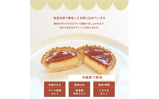 焼きプリンタルト 冷凍 6個入 スイーツ プリン タルト 和三盆 国産 手土産 贈答用 濃厚 プリンタルト 焼菓子 サクサク 焼きプリン 上品 大人 濃厚 半生 解凍 お菓子 デザート お取寄 ギフト