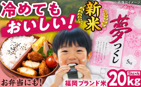 【令和7年度産】新米 夢つくし 20kg 精米 有限会社ファインリョーコク/吉富町[BGBV007]