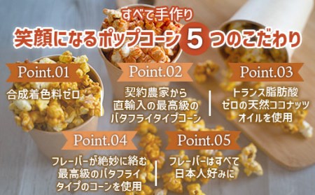 ポップコーン S 3種 各2袋 ポップコーン