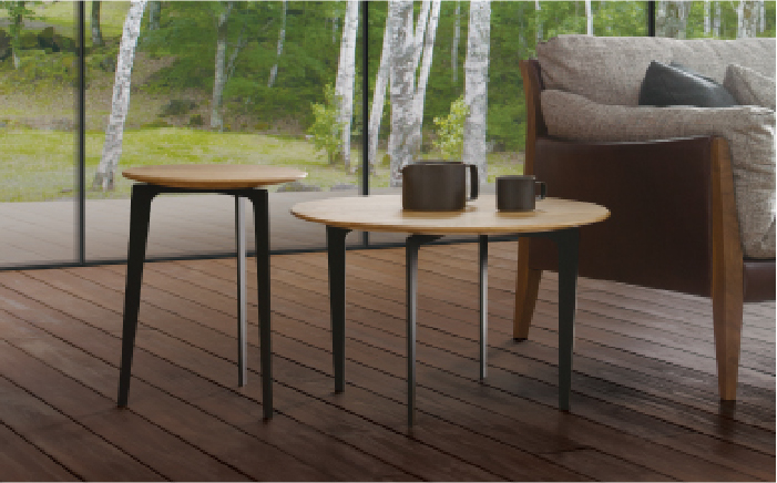 【Ritzwell】OS SIDE TABLE（φ400） サイドテーブル ウォールナット リッツウェル [AYG027]