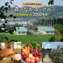 【ふるさと納税】 下川町 地域間交流施設 森のなかヨックル 宿泊補助券 3000円 北海道 コテージ F4G-0117