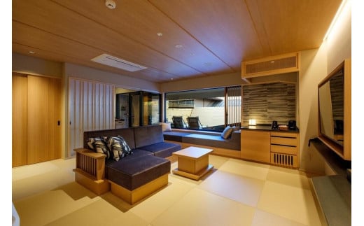 三朝温泉 三朝館 コンセプトルーム ペア宿泊券（1泊2食付き）【GW、お盆、年末年始等ご利用不可日有】｜温泉 観光 旅行 ホテル 旅館 クーポン チケット 予約 返礼品 支援 納税 宿泊券 旅行券 宿泊 トラベルクーポン トラベル 鳥取県 三朝町