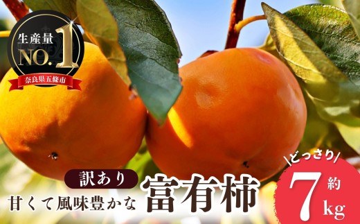 【 堀うち農園 】どっさり 約 7kg 訳あり 富有柿  | フルーツ くだもの 果物 柿 かき デザート 人気 国産 産地直送 カキ 果実 11月 順次発送 秋 旬 味覚 グルメ お取り寄せ 送料無料 大容量 農家直送 ビタミン タンニン 食物繊維 豊富 美容 健康 特産品 甘い 多汁 甘柿 株式会社堀内果実園 柔らかい こだわり わけあり 訳アリ 自宅用 家庭用 ご自宅用 奈良県 五條市