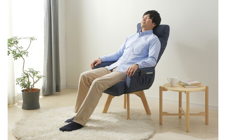 イス 回転ファブリックチェア　ハイバック FACN-KHB ブルー