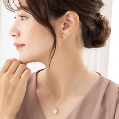 ふるさと納税 大磯町 天使の卵　パールペンダント(ホワイト　中) |  | 02