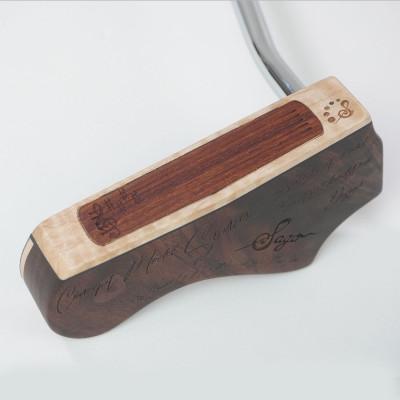 ふるさと納税 尼崎市 【ウッドパター】いい音がするトーンウッドパター　ピン型　ラップ塗装デザイン【贈り物にも!】 |  | 01