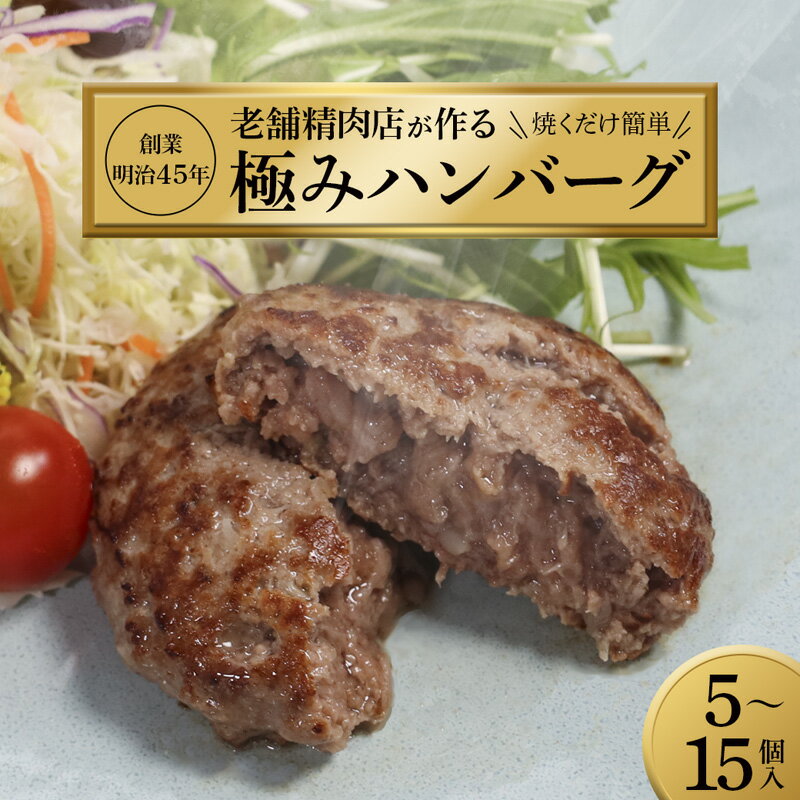 【ふるさと納税】国産 無添加 ハンバーグ 130g×5〜15個｜黒毛和牛＆豚 冷凍 小分け 個包装 お取り寄せグルメ 京都 舞鶴