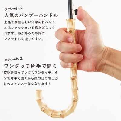ふるさと納税 小牧市 ジャンプ長傘 日傘 雨傘 晴雨兼用傘 紫外線カット(バード　ライトグレー)[096A18-09] |  | 01