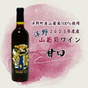 【ふるさと納税】【2023年産】洋野山葡萄ワイン 720ml（甘口）