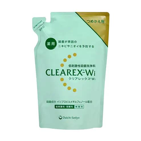 クリアレックスＷi 詰替用380mL８個セット 全身洗浄料 ボディソープ 薬用 低刺激性 殺菌洗浄料 弱酸性 無香料 殺菌 消毒 体臭 汗臭 にきび 第一三共ヘルスケア 東京都 墨田区
