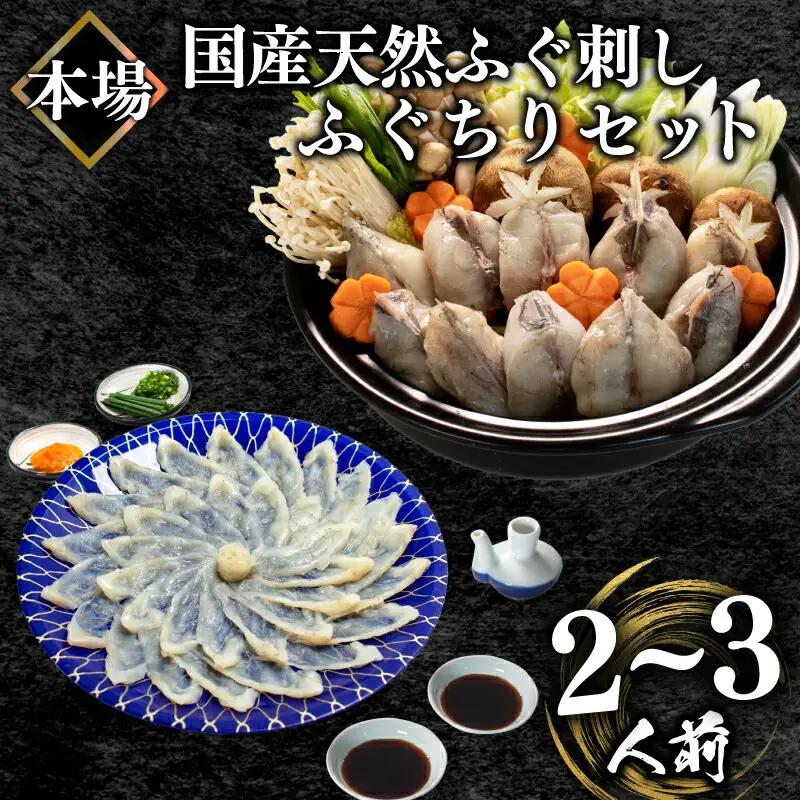 国産天然ふぐ刺し・ふぐ鍋セット2~3人前 冷凍 海鮮鍋 BV