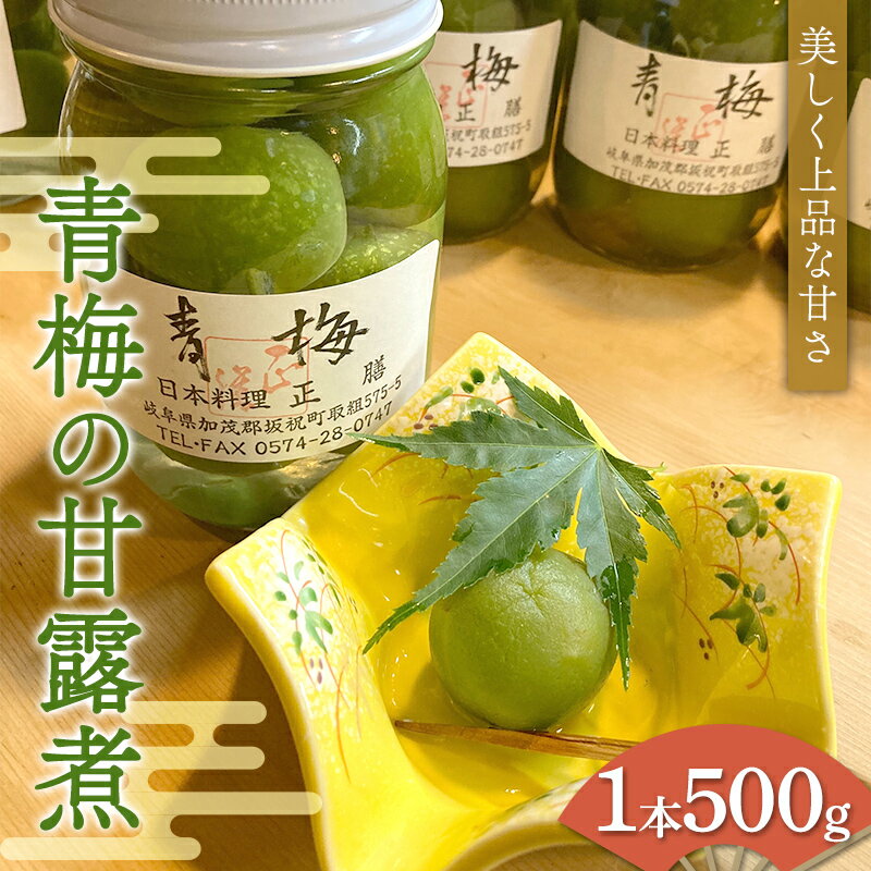 【ふるさと納税】青梅の甘露煮 シロップ 加工品 食品 岐阜県 坂祝町 さかほぎ F6M-274