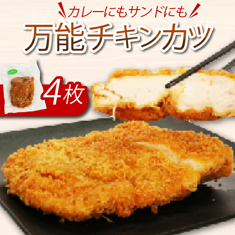 【ふるさと納税】初音 彩どり チキンカツ 4枚 約300g×4 肉 鶏肉 もも肉 モモ肉 鳥肉 惣菜 おかず 冷凍 簡単調理 送料無料 hn022