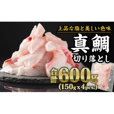 ふるさと納税 尾鷲市 三重県産 養殖マダイ 切り落とし 600gセット(150g × 4パック)小分け