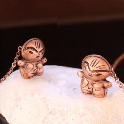 ふるさと納税 山梨県 【Do_goods】縄文界のアイドルを胸元に 純銅製 土偶「ちびーなす」ネックレス  659-340 |  | 01