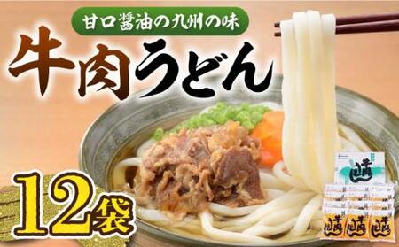 牛肉うどん12食《豊前市》【富士菊】[VAI006] 肉うどん