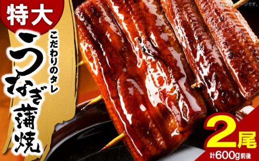 
                  うなぎ 蒲焼 特大 2尾 約 600g 前後 ビッグサイズ 特製 タレ 肉厚 ふっくら ジューシー 土用 丑の日 うな丼 ひつまぶし うまき うざく おかず おつまみ お弁当 食品 食べ物 グルメ お取り寄せ 送料無料 冷凍 福岡県 上毛町 K04705
                