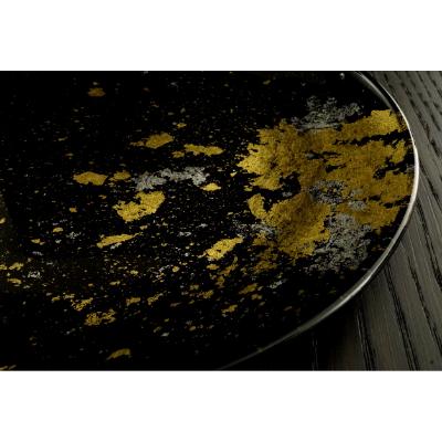 ふるさと納税 海南市 フラットプレートM×1枚　古代金箔漆黒 |  | 03