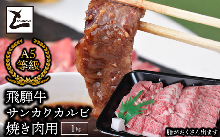 A5飛騨牛サンカクバラカルビ焼き肉用1kg 2025/9/19～
