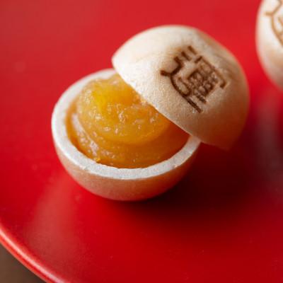 ふるさと納税 日南市 運つつみギフトセット《鵜戸神宮の御神水入りの金柑餡を詰めた一口最中の縁起菓子》