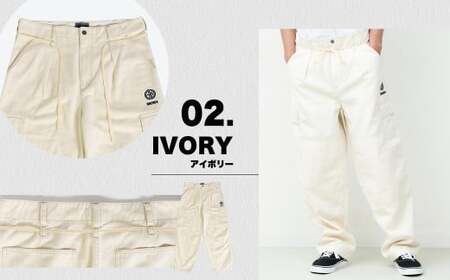 BRENOA チノカーゴパンツ アイボリー（ Sサイズ ／ Mサイズ ／ Lサイズ ） チノ パンツ カーゴパンツ チノパンツ チノパン ズボン ファッション 服 洋服 岡山県 倉敷市 【選べるサイズ】