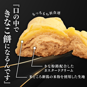 シュークリーム カスタード きなこ きな粉 もちもち 米粉 シュークリーム シュークリーム シュークリーム iei004