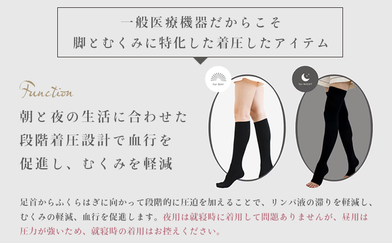 着圧ソックス M-L 2足 着圧 ソックス NOLL オリーブ着圧ハイソックス 昼用 靴下 くつした くつ下 むくみ むくみケア ヘルスケア ダイエット オリーブ オリーブオイル 香川県 丸亀市