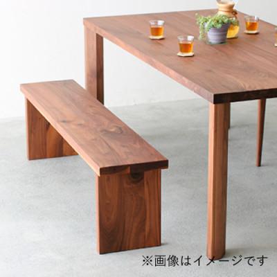 ふるさと納税 藤枝市 秋山木工のベンチ　ウォールナット材　W150xD30xH41cm |  | 03