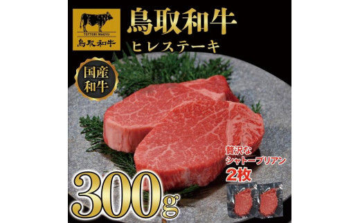 【4か月定期便】鳥取和牛ヒレステーキ2枚(300g) 1212