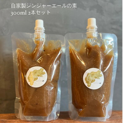 【ふるさと納税】【スパイスカレー専門店/山のスパイス】　自家製ジンジャーエールの素　2本セット【配送不可地域：離島】【1521357】