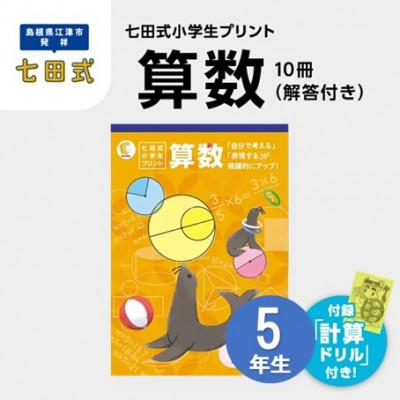ふるさと納税 江津市 七田式小学生プリント 算数 5年生