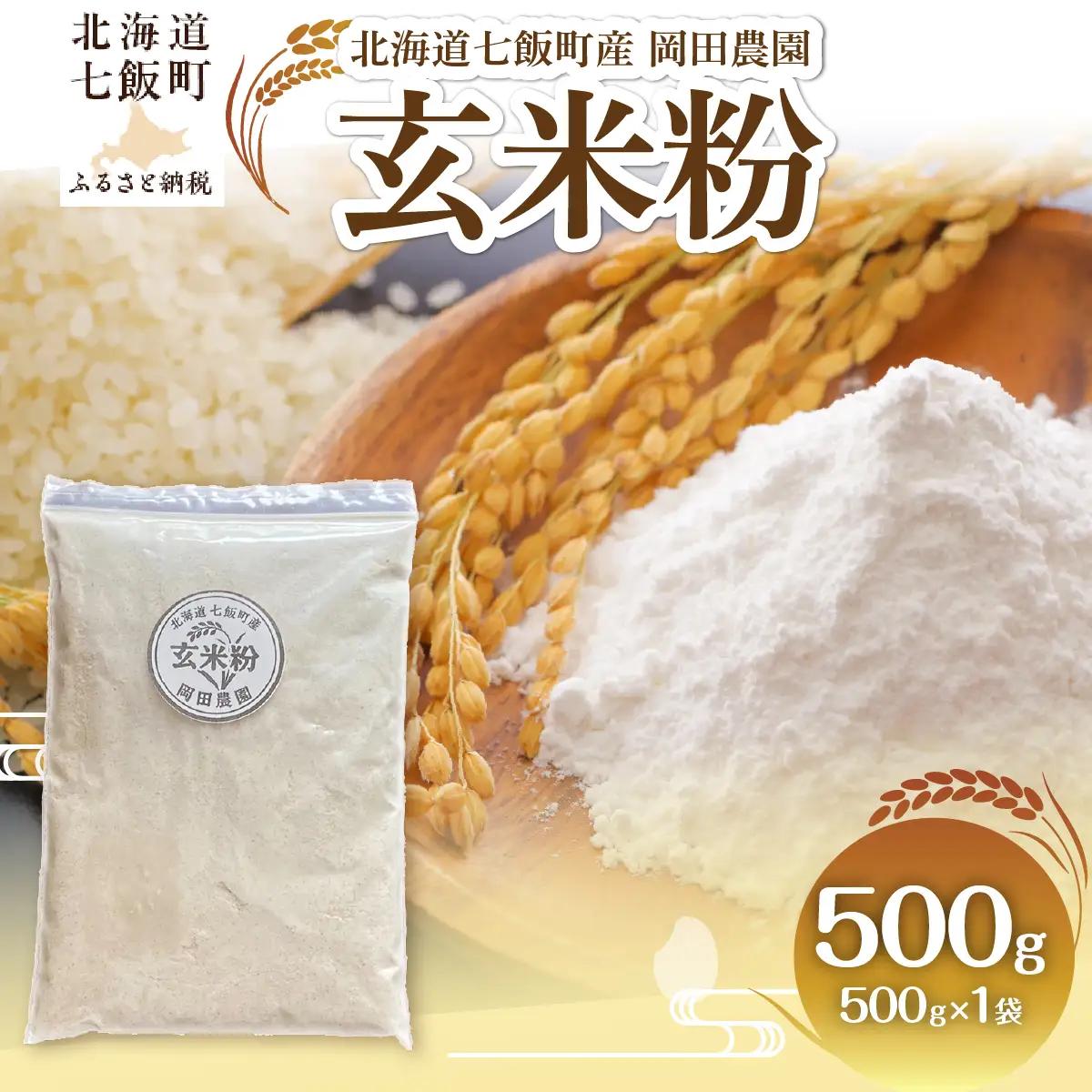 【先行予約】玄米粉500g×1 NAZ026